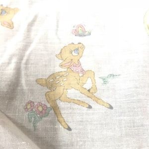 Vintage fitted baby sheet